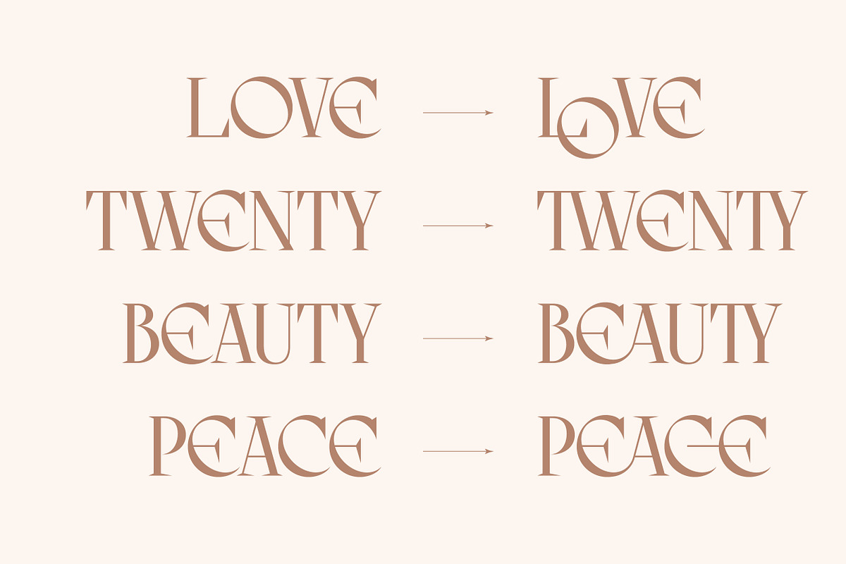 AO Mireille - Display Typeface, a Font by OwunStudio (Photo 10 of 15)