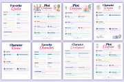 Book Lover’s Review Workbook | Read, a Stationery Template by Mustafiz (Thumbnail 3 of 4)