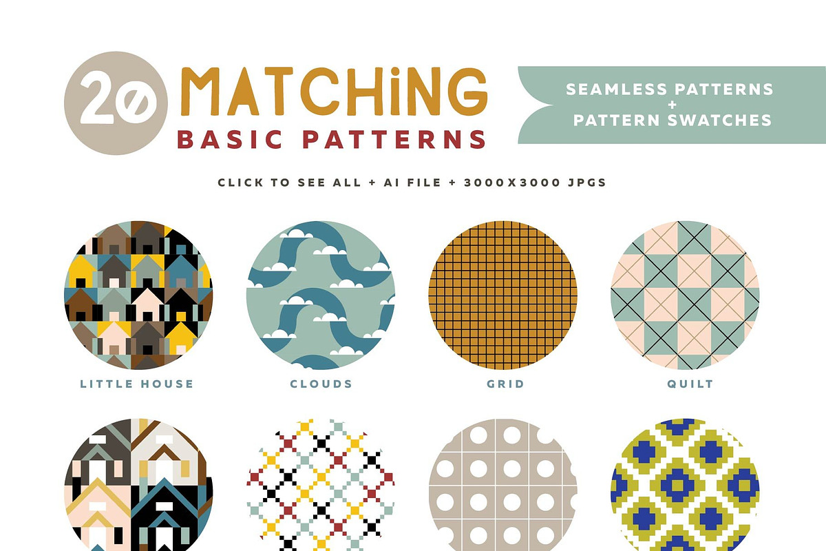 60% OFF - Back to School Bundle, a Pattern Graphic by Anugraha Design (Photo 29 of 30)