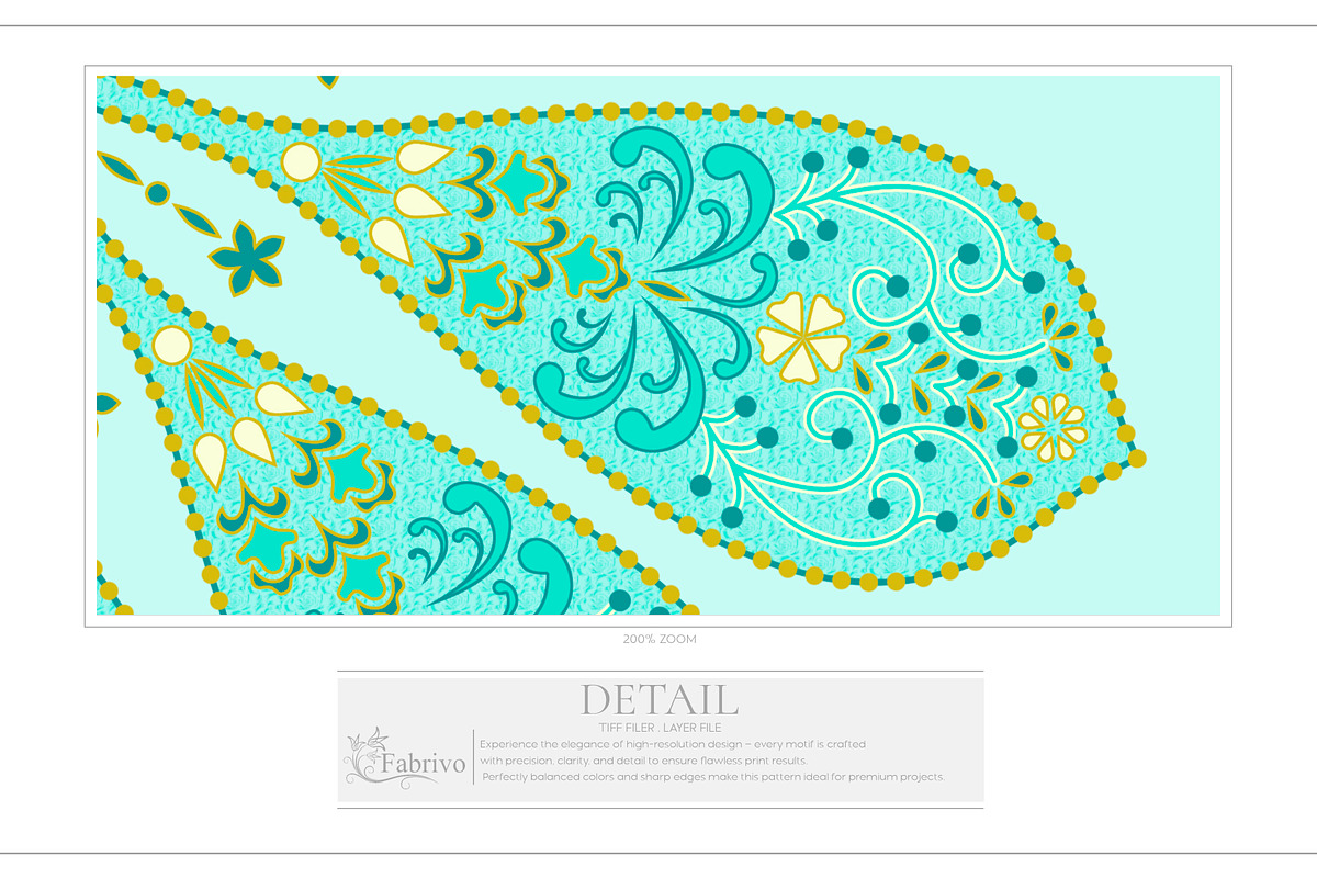 Mintova Luxury Floral Pattern, a Pattern Graphic by Fabrivo (Photo 10 of 10)