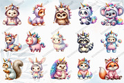 Unicorn Costume for Cute Animals, an Illustration by designcity5 (Thumbnail 2 of 5)