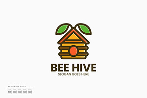 Bee Hive Logo, a Branding & Logo Template by Zeer Graphic