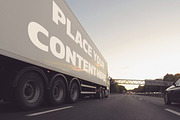 Truck Trailer Mockup Bundle #1, a Mockup by vraiana (Thumbnail 5 of 26)