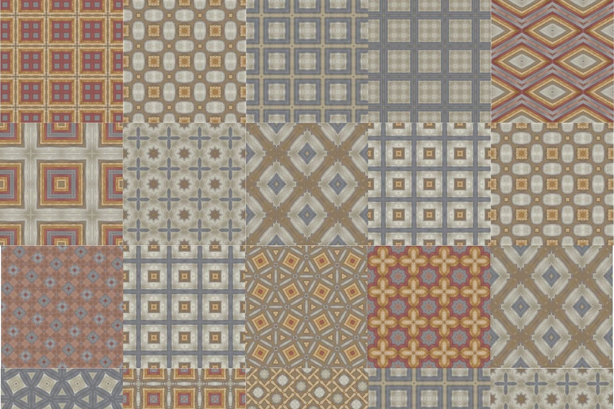 Liquid Metal Watercolor Patterns, a Pattern Graphic by Gen Aumonier (Photo 5 of 7)