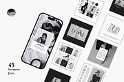 Luxe Social Kit - Instagram template, a Social Media Template by Lumisse Studio (Thumbnail 1 of 10)