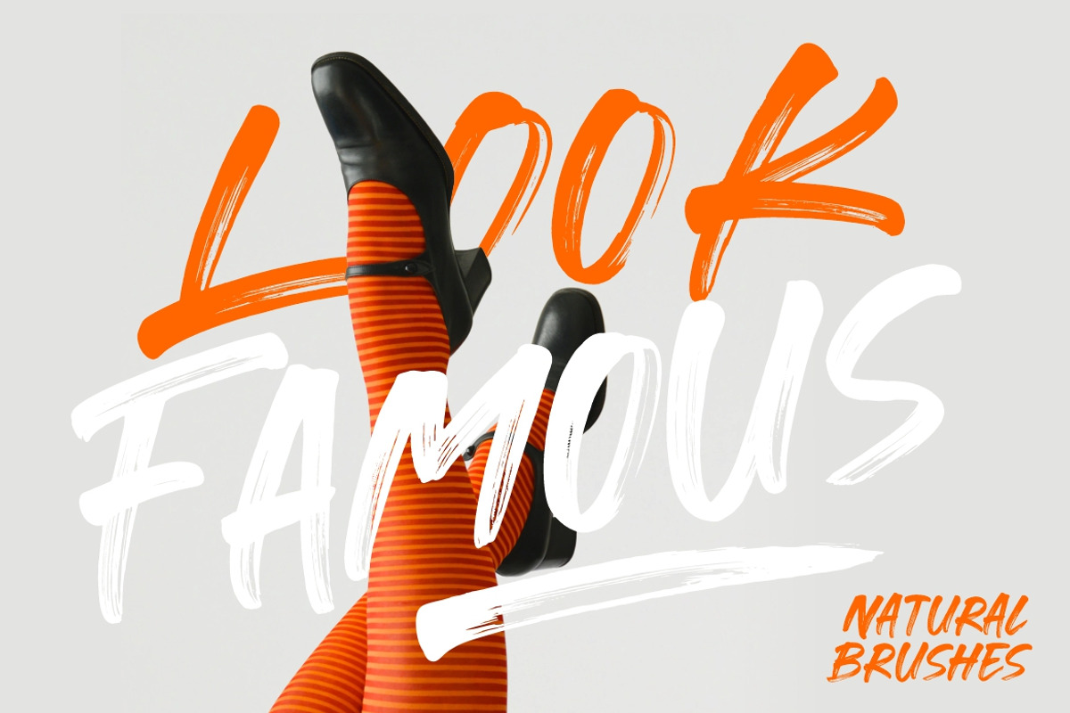 Gorock Brush Typeface, a Script Font by Creatype Studio (Photo 7 of 9)
