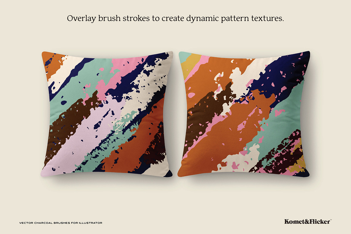 Vector Charcoal Brushes, a Brush Add-On by Komet & Flicker (Photo 6 of 11)