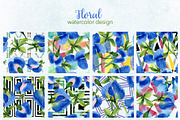 Sweet pea flowers Watercolor png, an Illustration by WatercolorPNG.com (Thumbnail 5 of 10)