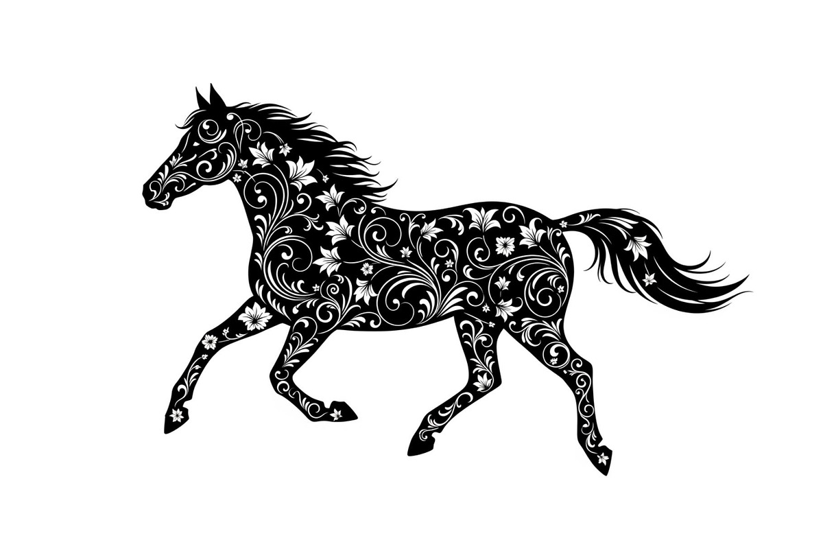 Running Horse Silhouette SVG Bundle, an Illustration by Creativeshirt (Photo 5 of 31)