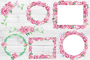 Romantic bouquet watercolor set, an Illustration by DollyPotterson (Thumbnail 4 of 8)