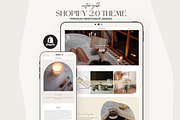 Boho Shopify Theme Template, a Shopify Template by Tarsi.io (Thumbnail 1 of 4)