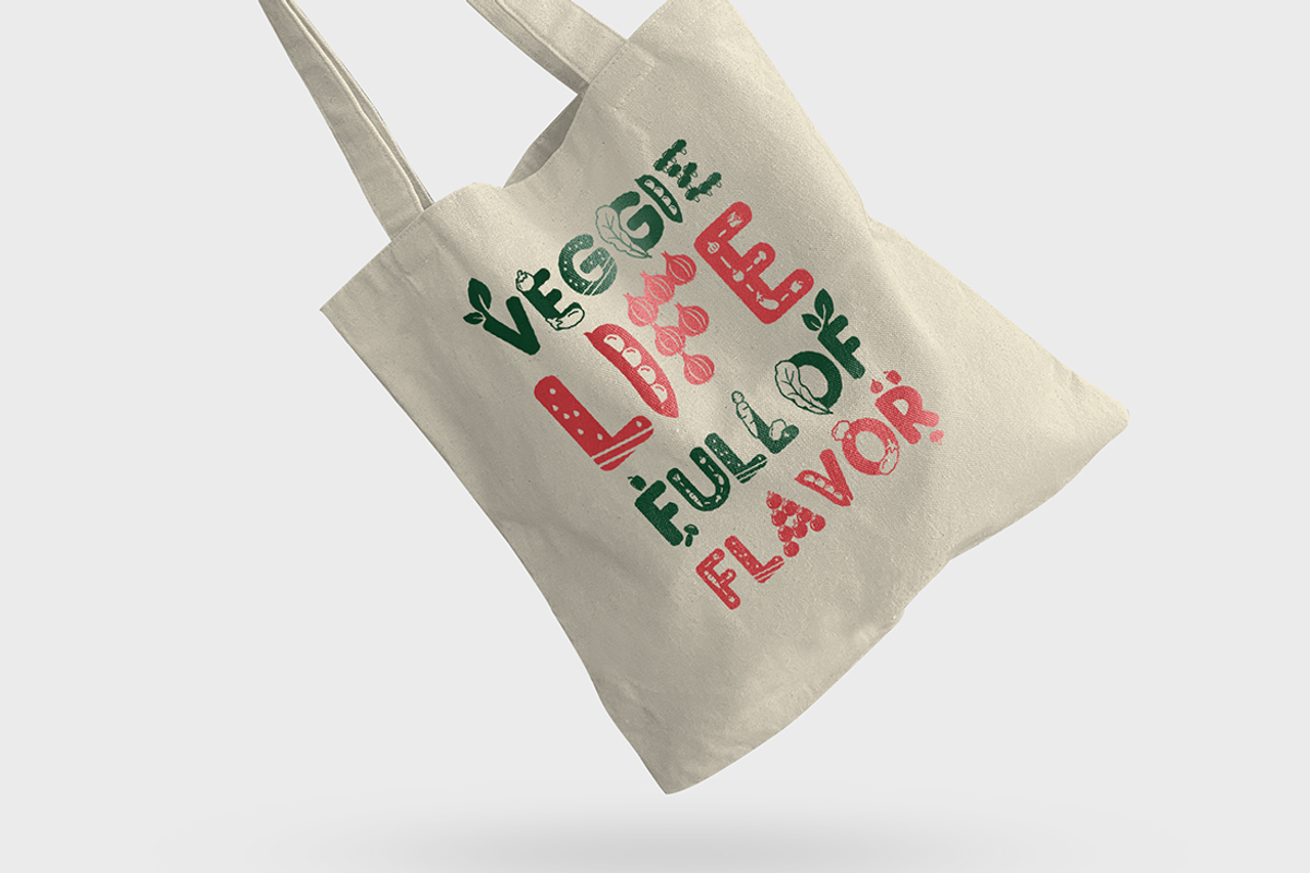 Green Delight - Quirky Vegetarian, a Font by PutraCetol Studio (Photo 11 of 11)