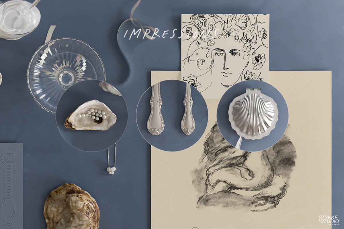 TREASURES OF THE SEA blue mockup, a Household Mockup by Stykke Studio (Photo 6 of 9)