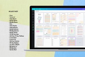 The Ultimate Self-Care Canva Planner