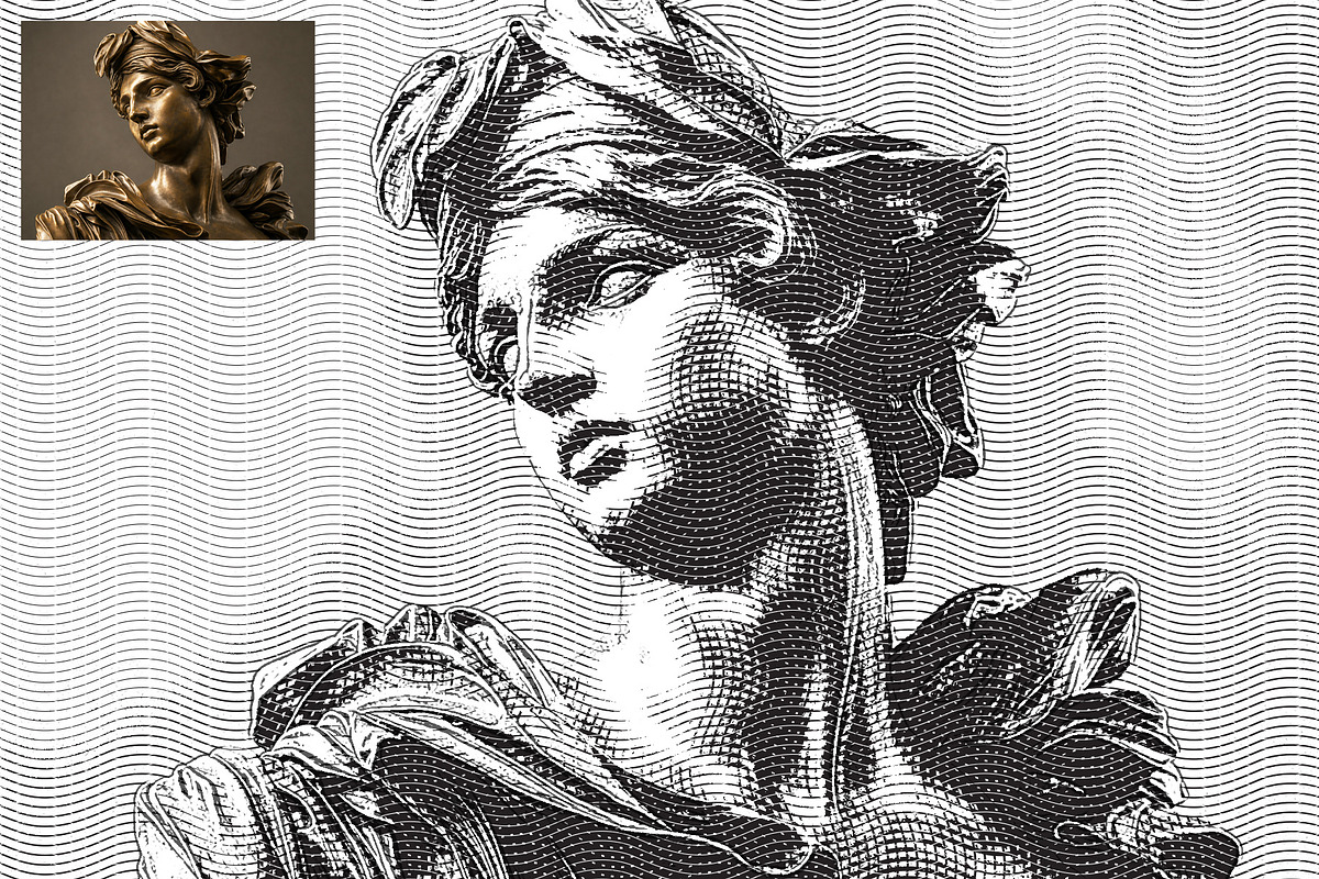 Sketch Photoshop Action, an Action Add-On by resumetemplathttps://d3es (Photo 2 of 9)