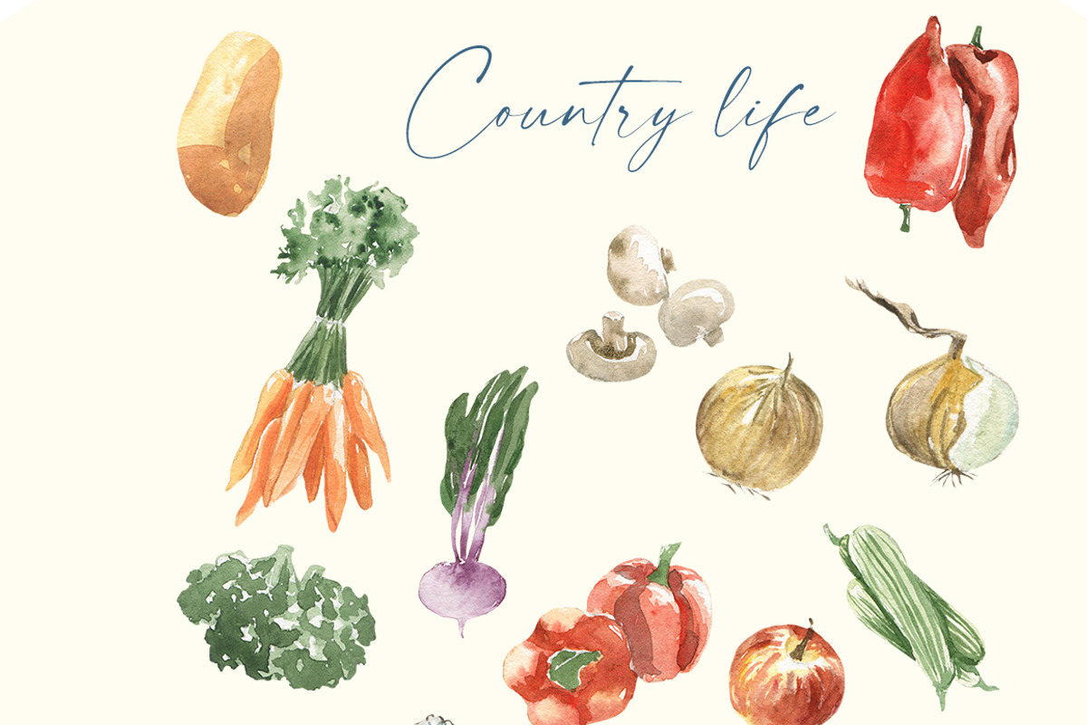 Country life, an Animal Illustration by Love Watercolor Store (Photo 4 of 9)