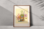 Cozy houses clipart and pattern set, an Object Illustration by Yelloo Fish (Thumbnail 11 of 12)