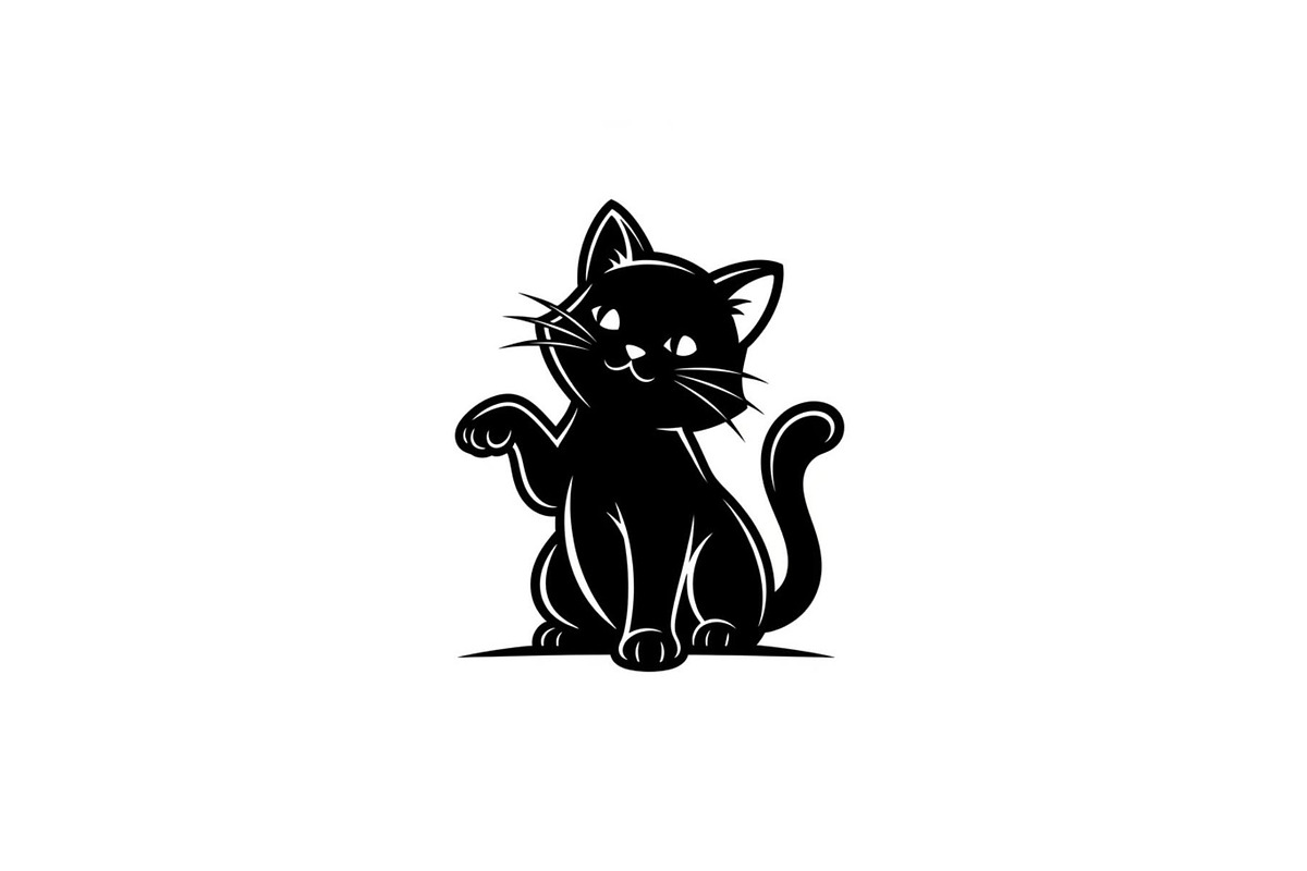 Cool Cat Silhouette Vector Bundle, an Illustration by Designs_River (Photo 27 of 51)