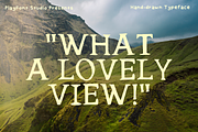 Highland - A Rustic Handmade Font, a Handwritten Font by PlayFont Studio (Thumbnail 4 of 4)