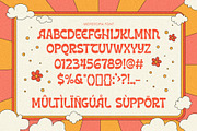 Weirdtopia - Groovy Retro, a Sans Serif Font by Invasi Studio (Thumbnail 10 of 10)