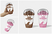 Ice Cream Cup Packaging Mockup, a Cups & Container Mockup by Unerispace (Thumbnail 1 of 5)