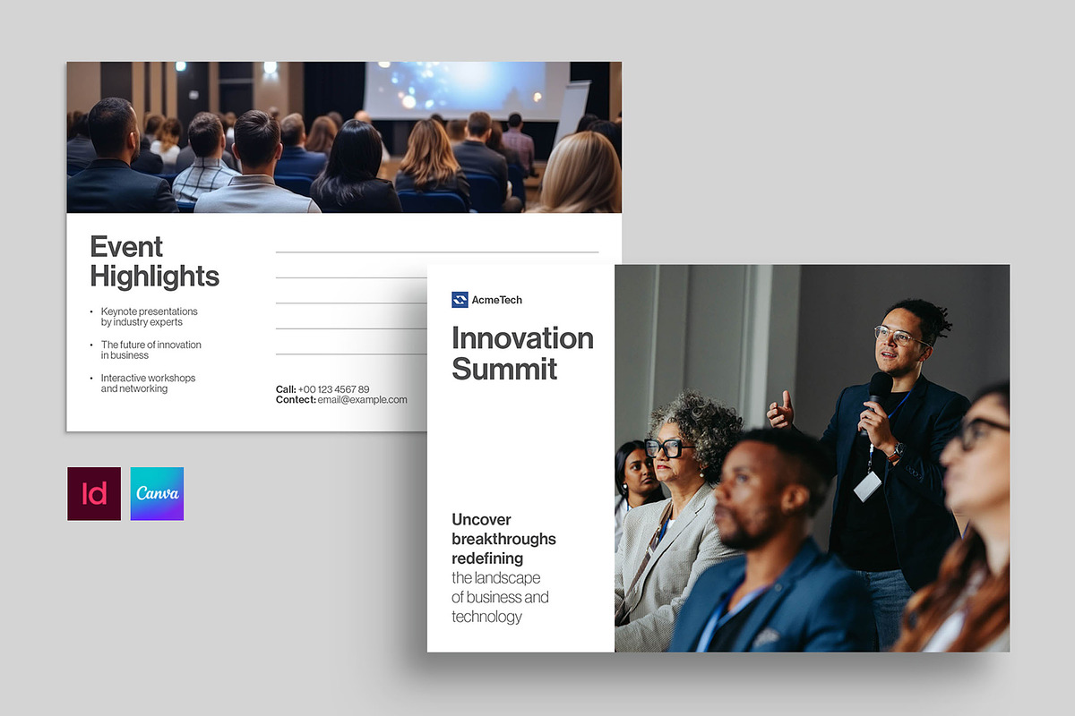 Corporate Postcard Template, a Card Template by BrandPacks (Photo 1 of 5)