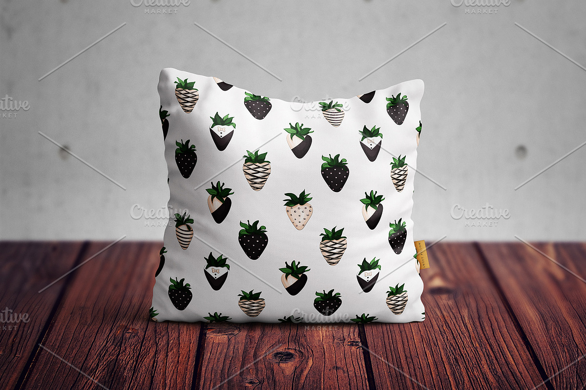 Sweet Dipped Strawberries, a Background Graphic by NKTN graphics (Photo 7 of 9)