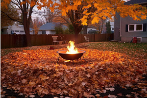 Wheelbarrow Filled With Autumn