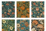 Seamless pattern with flowers, an Illustration by Pundateam (Thumbnail 3 of 5)
