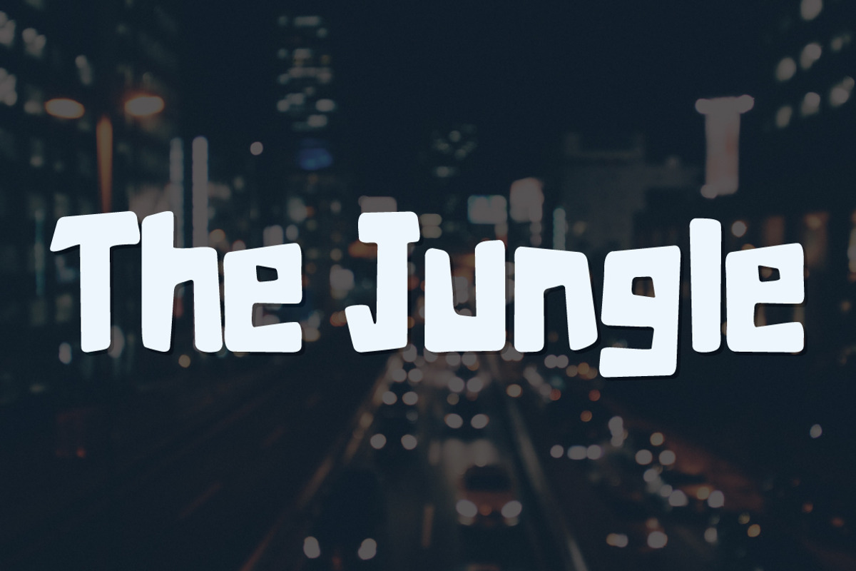 The Jungle typeface