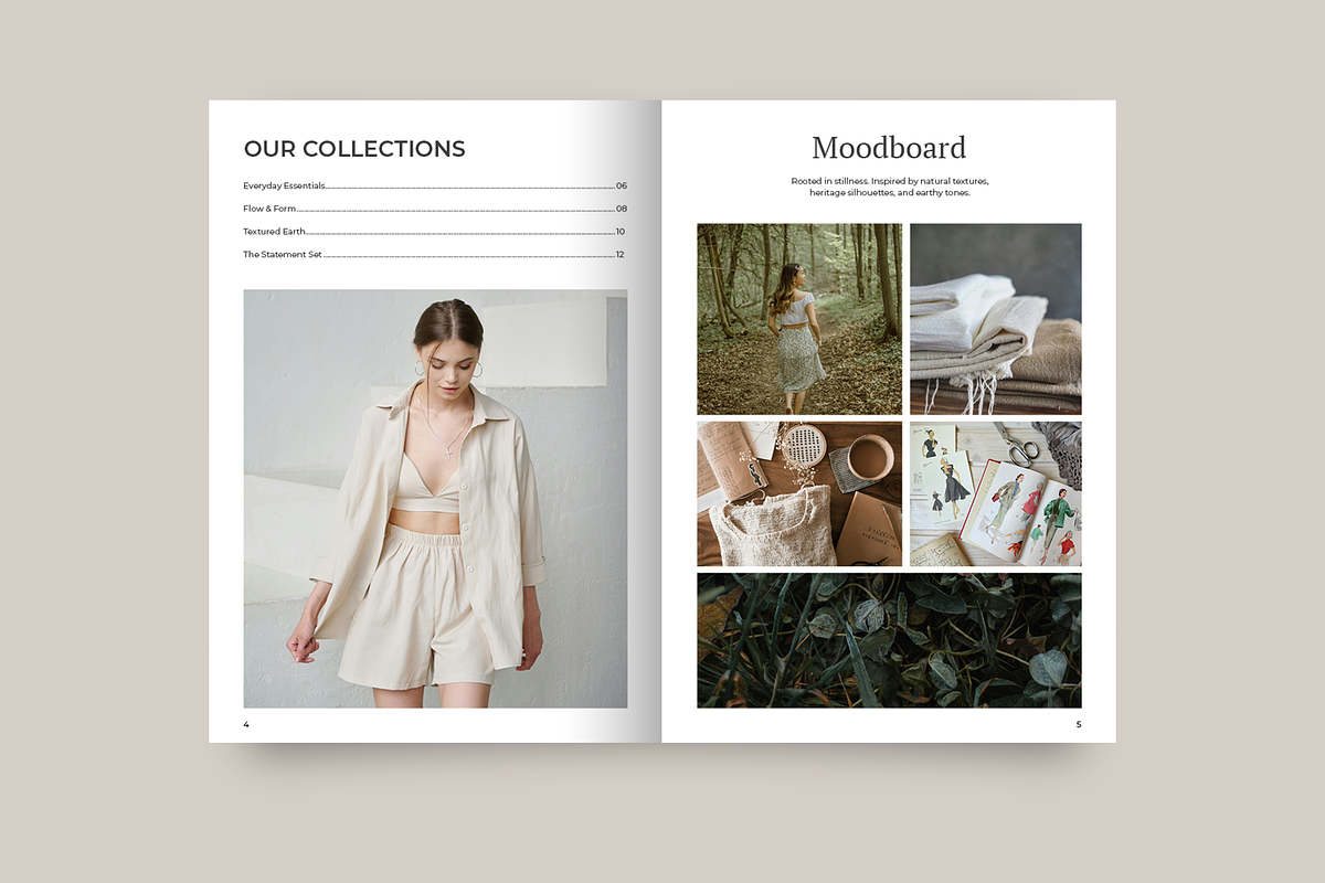 Minimal Fashion Lookbook Template preview 2