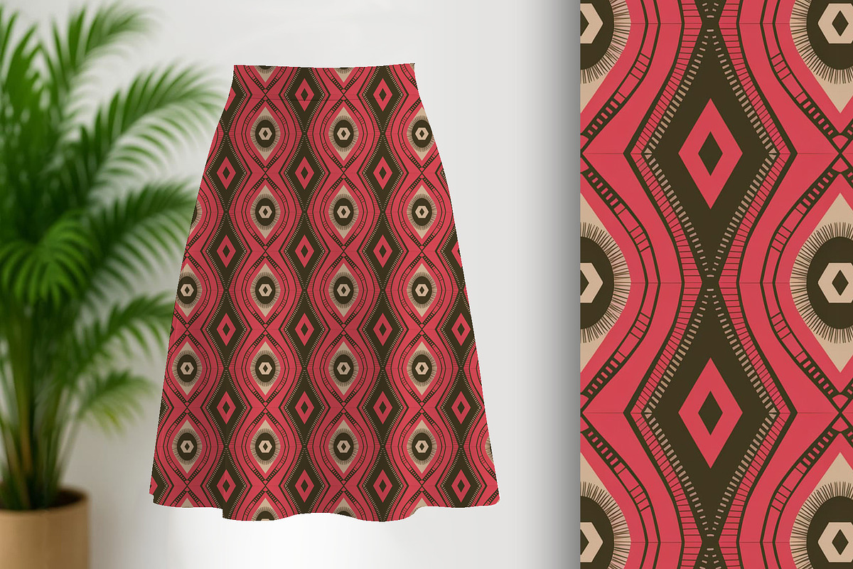 Boho Geo Seamless Pattern, a Pattern Graphic by Sharon Schwalbe (Photo 1 of 4)