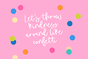Confetti Font, a Script Font by Design Pixie (Thumbnail 6 of 8)