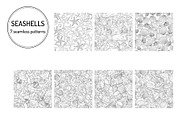 Seashells Vector Collection Line Art, an Animal Illustration by ennona_art (Thumbnail 4 of 6)