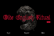 Olde English Ritual, a Font by Inkwell Supply Co (Thumbnail 1 of 7)