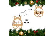 Christmas Balls Set SVG PNG Bundle, an Object Graphic by Digi_Design_World (Thumbnail 7 of 8)