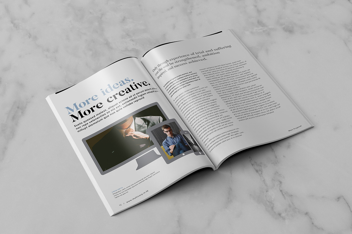 Creative Proposal, a Brochure Template by Kovalski (Photo 8 of 11)