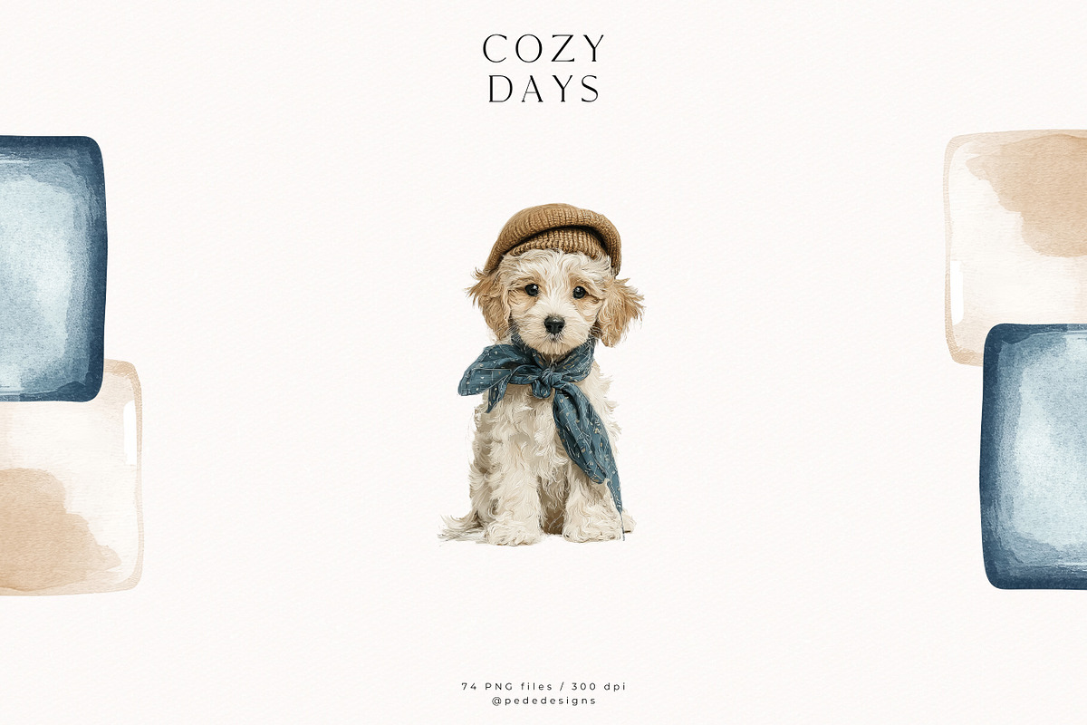Cozy Days Collection, a Seasonal Illustration by PeDe Designs (Photo 5 of 31)