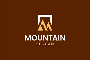 Mountain Geometric Logo, a Branding & Logo Template by ika trisiana