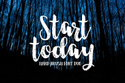 Start Today - Brush Font Duo, a Script Font by Dhan Studio (Thumbnail 2 of 8)
