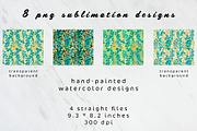 Eucalyptus tumbler sublimation, an Object Graphic by AnastasiaWatercolor (Thumbnail 5 of 6)