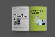Green Non-Profit Annual Report, a Brochure Template by Neermana (Thumbnail 2 of 11)