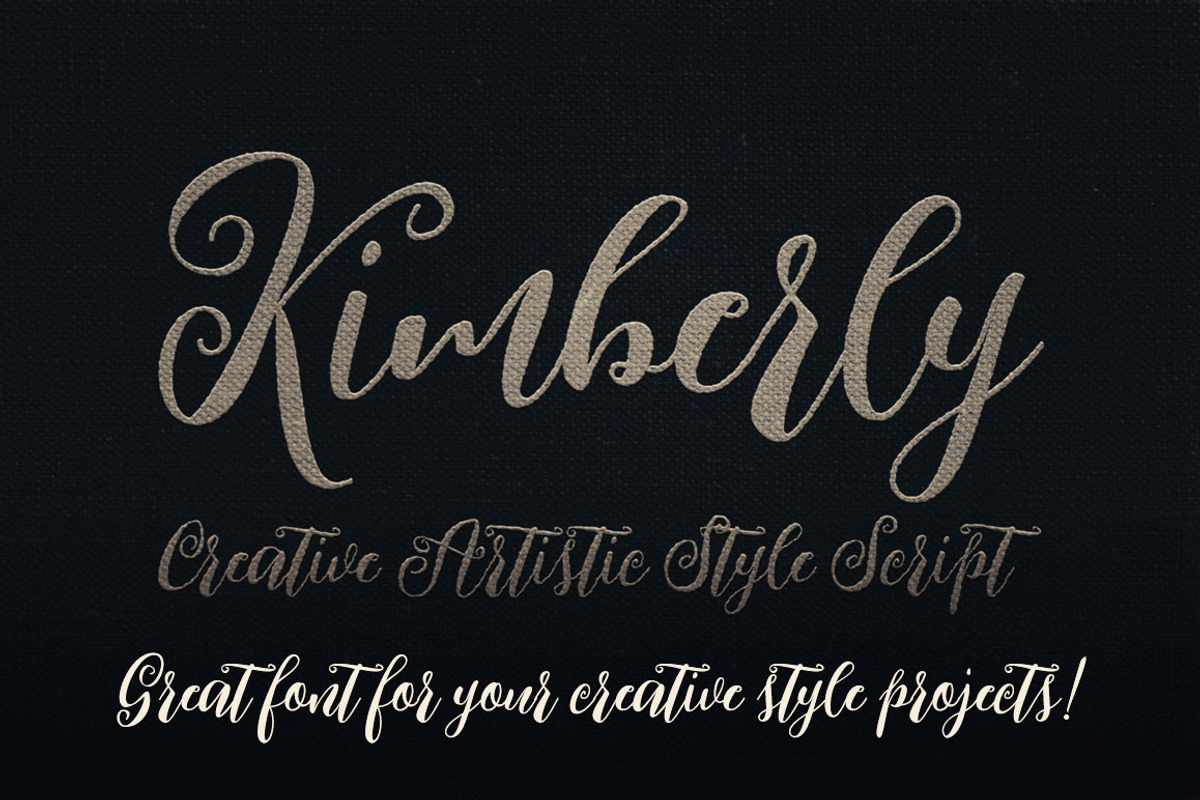 Kimberly Script Font preview 4