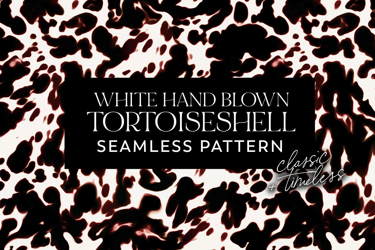 White Tortoiseshell Seamless Pattern, a Pattern Graphic by Leysa