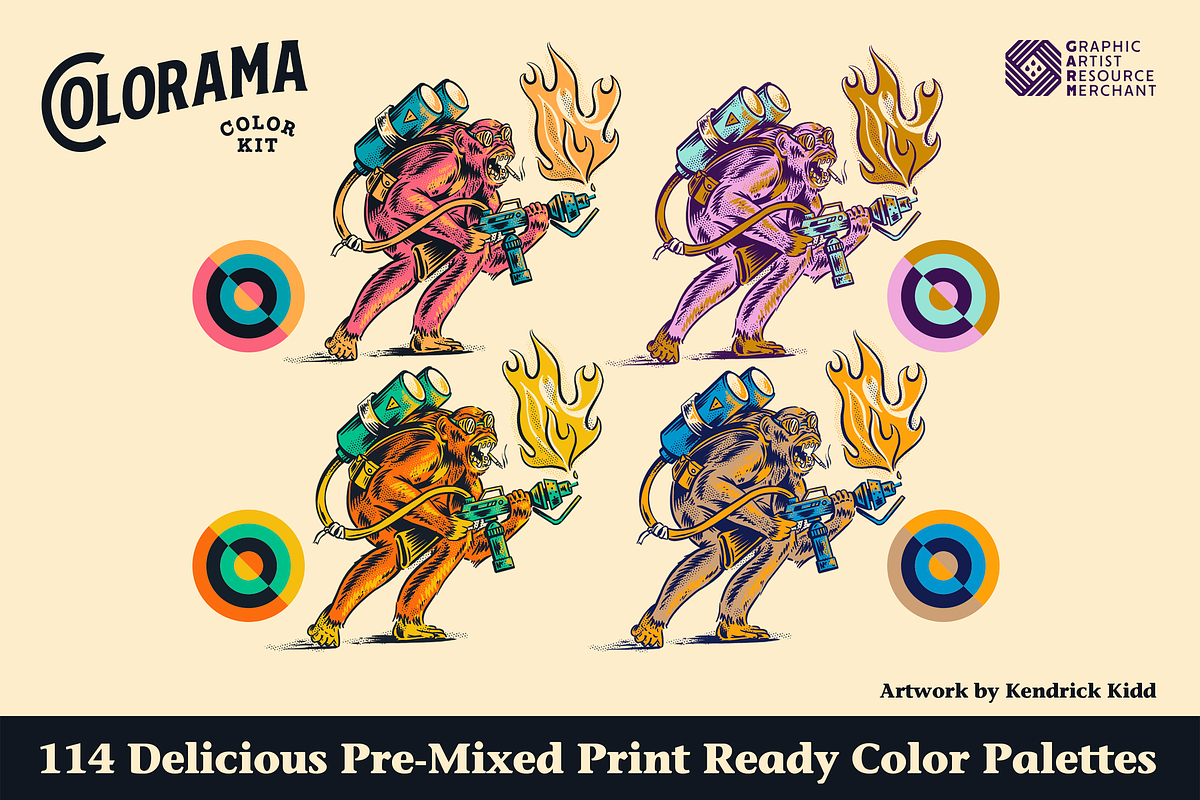 Colorama Color Kit (Procreate), a Palette Add-On by G.A.R.M. Company (Photo 3 of 7)