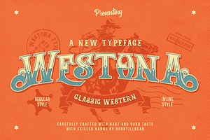 Westona, a Serif Font by Burntilldead