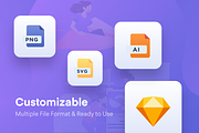 Start Up Illustration Kit, a Templates & Theme by Designspace (Thumbnail 2 of 5)