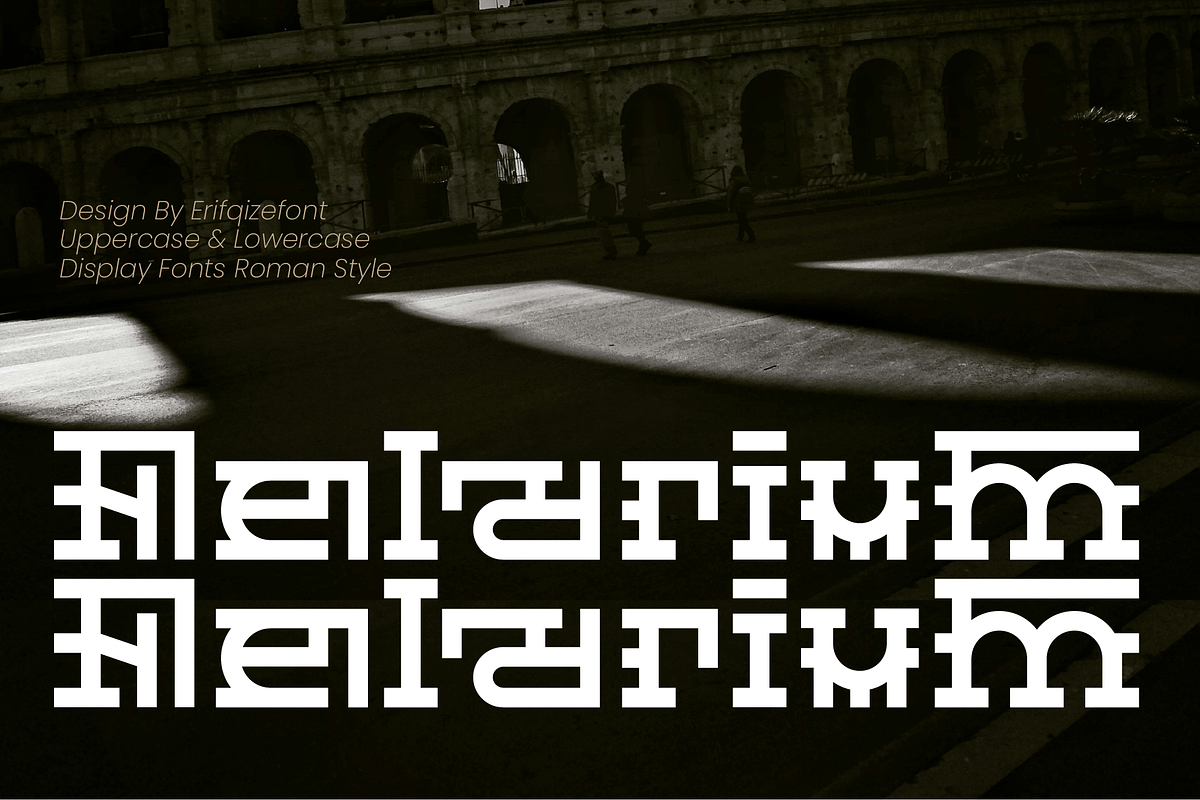 Felarium – Monumental Roman Display, a Serif Font by Erifqizefont (Photo 1 of 8)