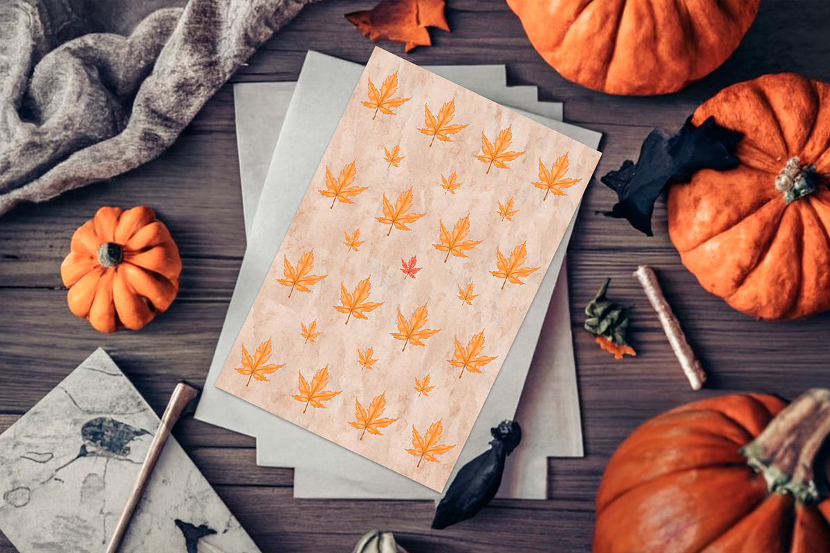 Cozy Fall Planner Stickers & Pattern, a Design Template by DigitalDesignAI (Photo 15 of 15)
