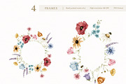 Watercolor Botanical Wildflowers Set, a Decorative Illustration by Carol Lozove (Thumbnail 18 of 36)